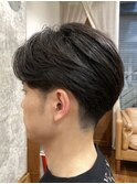 メンズカット人気センターパートスタイル30代40代大人メンズ