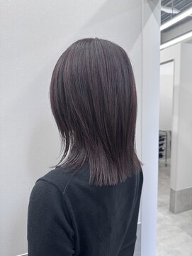 カルム 天神大名(calme) 【calme】レイヤーカット　ボルドーカラー　ボブレイヤー