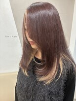 リッツヘアー 下川美容室(Rits hair)&nbsp;レイヤー/ハイライト/ベージュ