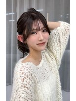ボタン コロン 表参道 原宿(VOTAN COLON)&nbsp;ハッシュカット/韓国レイヤー/ミディアムレイヤー/原宿/顔まわり