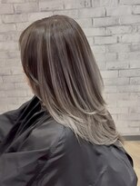 ラビマーニ 吹田店(Labimani) 白髪ぼかしバレイヤージュ×レイヤーカット
