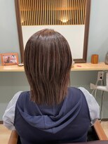 サニー 北名古屋店(Sunny)&nbsp;ピンクブラウン×レイヤーで可愛い大人スタイル