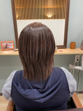 サニー 北名古屋店(Sunny) ピンクブラウン×レイヤーで可愛い大人スタイル