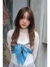 【大人韓国ヘア】上品な艶カラー+韓国風レイヤー+TR ¥14,300