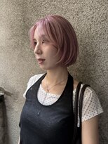 ハル ヘアスタジオ(haRu hair studio)&nbsp;柔らかいピンクカラー