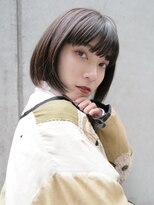 セシルヘアー 札幌店(Cecil hair)&nbsp;ぱっつんバング/ミディアム/暗髪/黒髪/ボブ