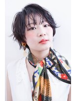 シロ(SiLO) ＊ウエットな質感の黒髪ショートスタイル＊