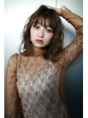 Chlom立川ブランジュ外ハネ小顔ミディ