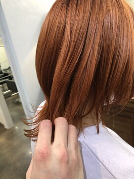 デヴェロペ(Devellope.) 【Devellope.】千葉担当 ブリーチカラー オレンジカラー