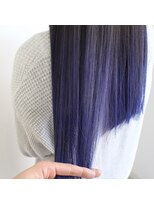 デコヘアーフラッペ(DECO HAIR frappe) エアタッチ グラデーションカラー ブルーパープル