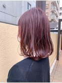 朝焼けのピンクパープル