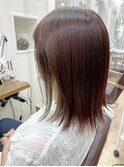 ベースカラーピンク/インナーミルクティーグレージュ