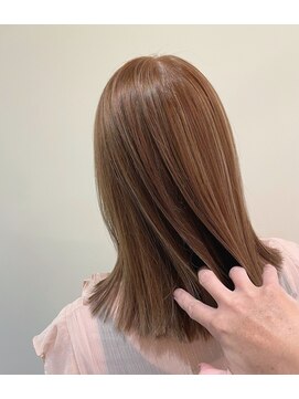 インプルーヴ アートスタイルヘアー(imProve Art style hair) 髪質改善ミルクティーベージュ×ハイライト3Dカラー♪