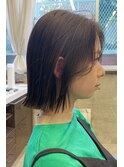 切りっぱなしボブ