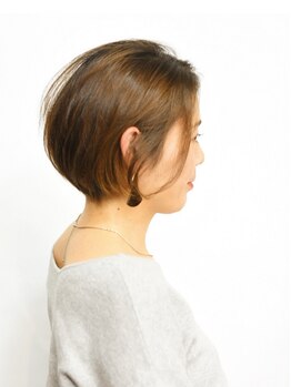 美容サニーの写真/【ステップボーンカット+生ミネラル美容液カラー+TR¥16,100】骨格を綺麗に見せるcutで美フォルムに♪