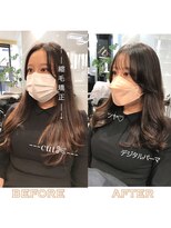 ラブクロムトーキョー オモテサンドウ(LOVECHROME OMOTESANDO)&nbsp;韓国風くびれヘア☆ストカール縮毛矯正デジタルパーマ