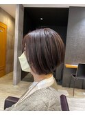 西宮/ベリーショート/20代/30代/40代/前下がりボブ/大人かわいい