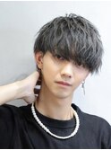 メンズ韓国/ツイスパ/マッシュ/ツイストスパイラルパーマ