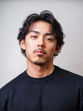 メンズサロン ゴールド 名古屋(GOALD) 大人男髪スパイラルセンターパート