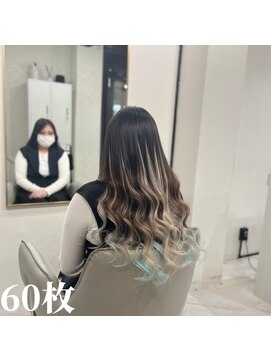 ヘルツ(Hz.) シールエクステ60枚