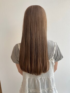 コト 福井大和田店(coto) 福井　大和田　ミルクティーベージュ　髪質改善　ダブルカラー