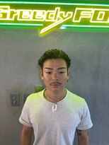 グリーディーフォックス 三軒茶屋(GreedyFOX)&nbsp;波巻き/マッシュパーマ/ウルフ/ハイライト<理容室>三軒茶屋