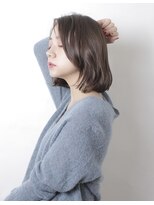 ヘアーアトリエ ネートル つつじヶ丘(Hair atelier naitre)&nbsp;naitre ナチュラルボブ×グレージュ