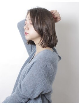 ヘアーアトリエ ネートル つつじヶ丘(Hair atelier naitre) naitre ナチュラルボブ×グレージュ