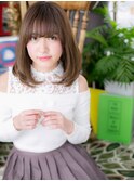 シースルー前髪大人ガーリーアッシュオリーブc5上尾20代30代40代