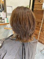 ポルコ(porco.)&nbsp;ウルフボブ外ハネ裾カラー[porco.]