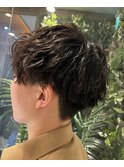 マッシュ×ツイストスパイラルパーマ