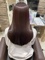 グレースバイハピネス(grace by happiness)&nbsp;髪質改善 縮毛矯正 トリートメント 酸性ストレート 韓国前髪暖色