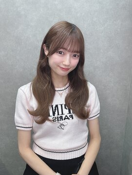 アンプル 天神店 オリーブベージュ ベージュカラー ブリーチ ミルボン