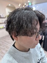 ラボヌールヘアーノーブル 新越谷店(La Bonheur hair noble)&nbsp;ハンサムショート/波巻きパーマ