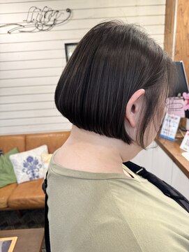 リリー(Lily) ＃ゆかのお客さま　乾かすだけできまる＊襟足スッキリボブ