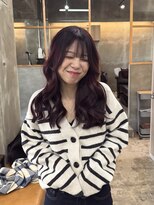 フリーラ 京都河原町三条店(freera)&nbsp;レイヤーカット＆ボルドーカラー