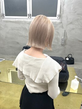 ミーム 原宿 表参道(meme) ダブルカラーハイトーンカラーケアブリーチインナーカラー#原宿