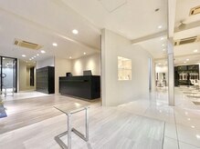 アース コアフュールボーテ 新潟青山店(EARTH coiffure beaute)の雰囲気（受付から特別体験が始まる。心躍るサロン時間を。）