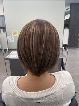 ガルボヘアー 桟橋店(garbo hair) ハイライトベージュ高知美容院ハイトーン