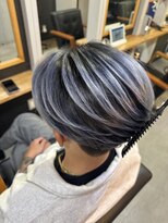 メンズ ラピス(Men's Lapis)&nbsp;メンズバレイヤージュメンズハイトーンセンターパート