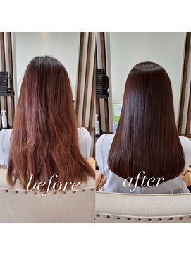 アール 南森町 大阪天満宮店 髪質改善ミディアム