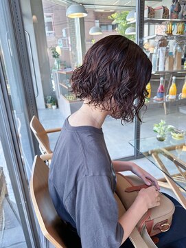 ディドゥダ(di doo dah) ボブパーマレッド