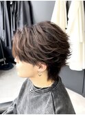 フェザーショート/メンズパーマ/長野市美容室