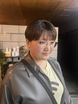 ファスナー(fustener) 刈り上げマッシュショート