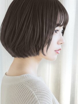 ウィールール 手稲店(WE RULE) シースルーバング/ベージュカラー/ボブ