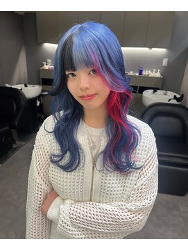 ロテ 名古屋 名駅店(Lote.) ホワイトグレージュ/デジタルパーマ/チェリーブラウン