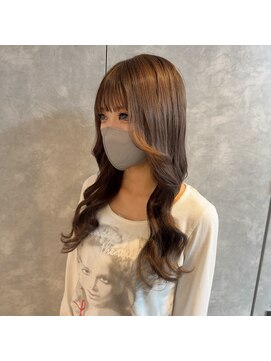 ガルボヘアー 心斎橋店(garbohair) アッシュブラウン×プルエクステで垢抜けロング