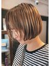 【期間限定】白髪ぼかしハイライト＋髪質改善カラー＋Ｔｒ￥21890→￥13000