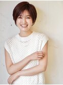 20代~50代☆小顔フェザーショート髪質改善シースルーバング