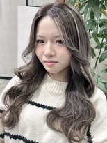 ベルヘアーデザイン 堺東(Belle hair Design)&nbsp;ハイライト外国人風レイヤーカット韓国風堺東20代30代40代くびれ